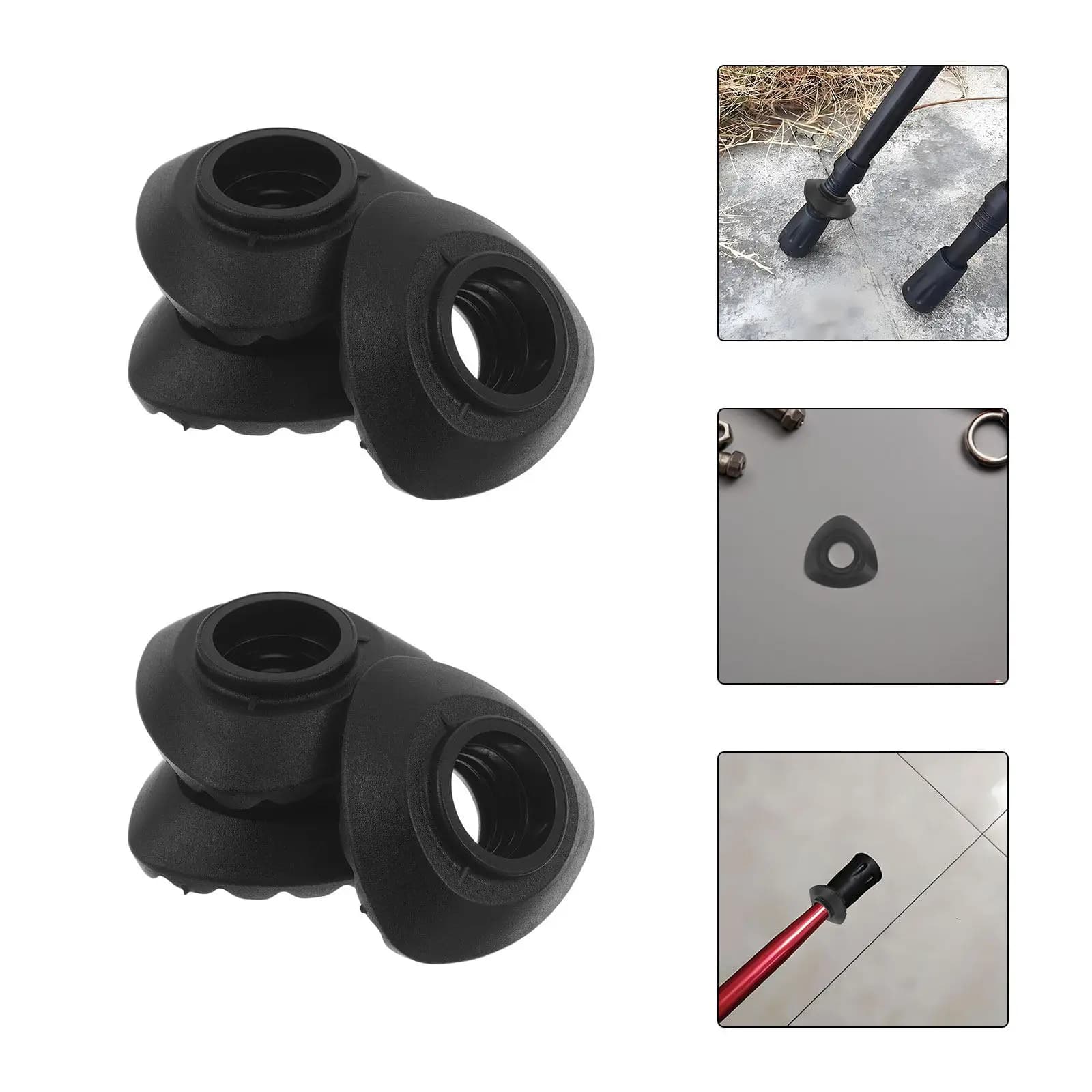10Pcs Trekking Pole Snow Baskets Mud Protection Removable Powder Basket for Walking Sticks Hiking Poles 0.7 Inch Hole Outdoor