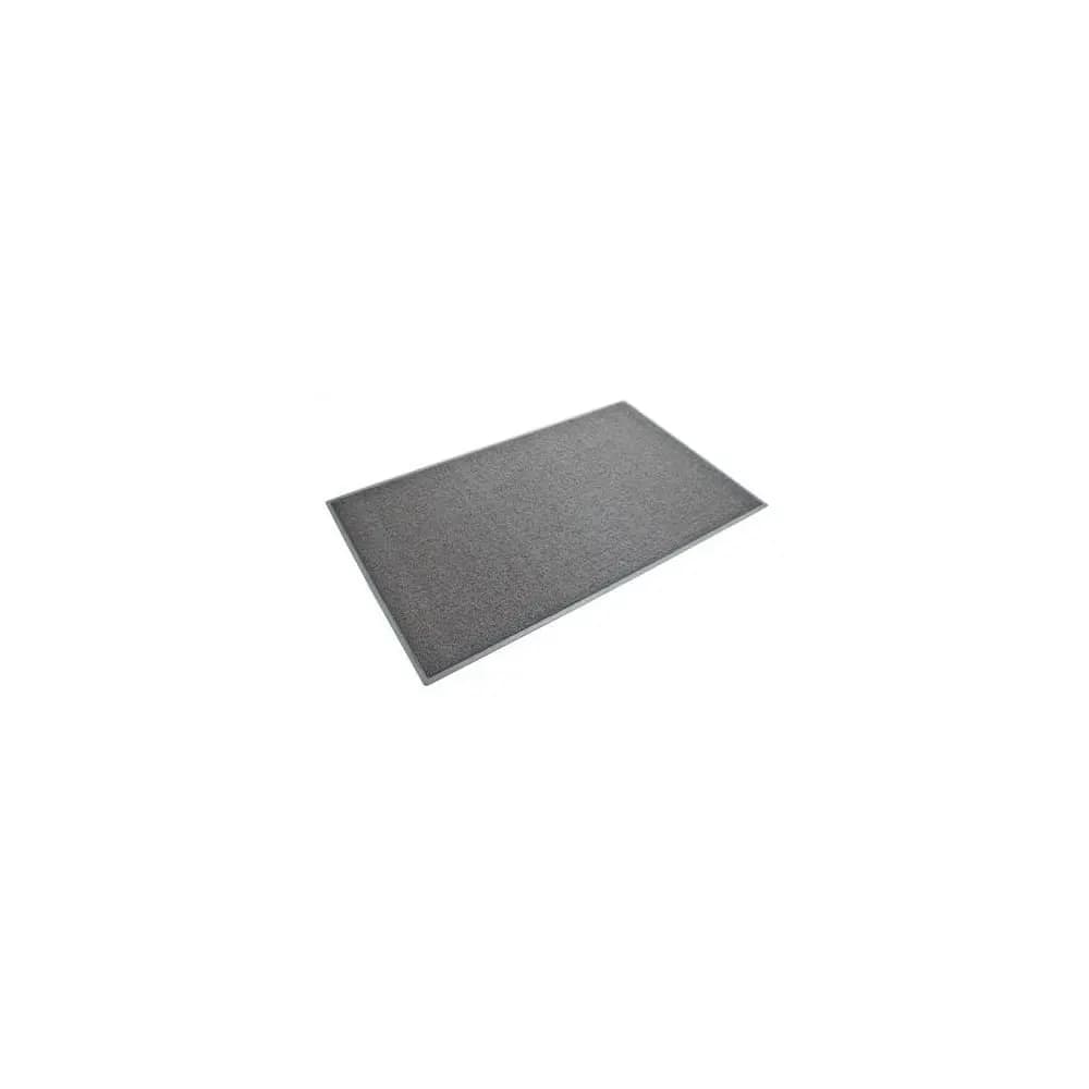 Heavy Duty Scraper Doormat, Medium Traffic Backed Floor Rug For Entrance Hallway Commercial Office, Moisture Trapping Dirt Scraping Multi Purpose Carpet, Gray, 3x5 Feet