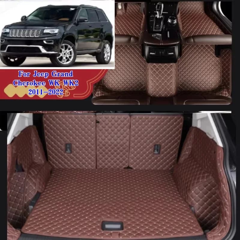Per Jeep Grand Cherokee WK WK2 2011-2022 Auto Copertura Completa Tronco Zerbino Auto Copertura Pad Cargo Liner Interno protezione Accessori