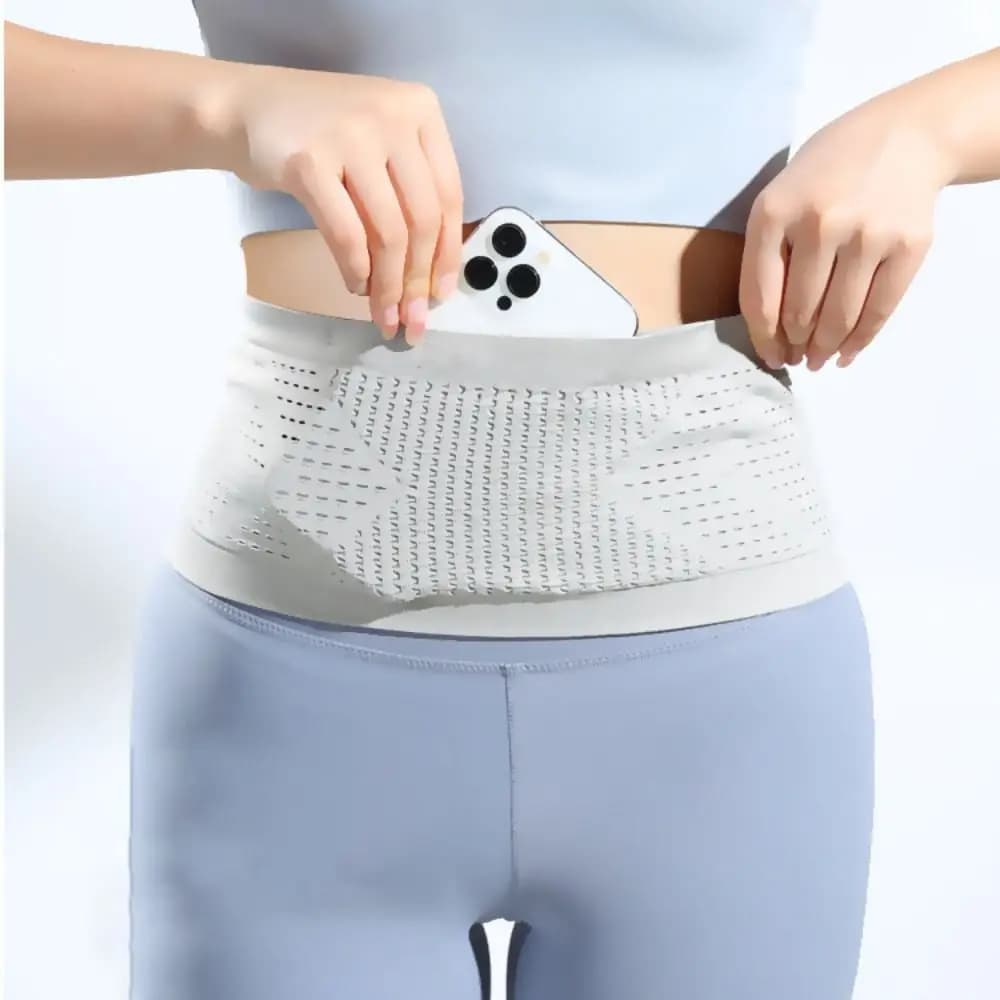 Unisex Invisible Running Waist Bag Mobile Phone Holder Multi-function Sports Bag Nylon Money Storage Belt Fanny Bag For Outdoor