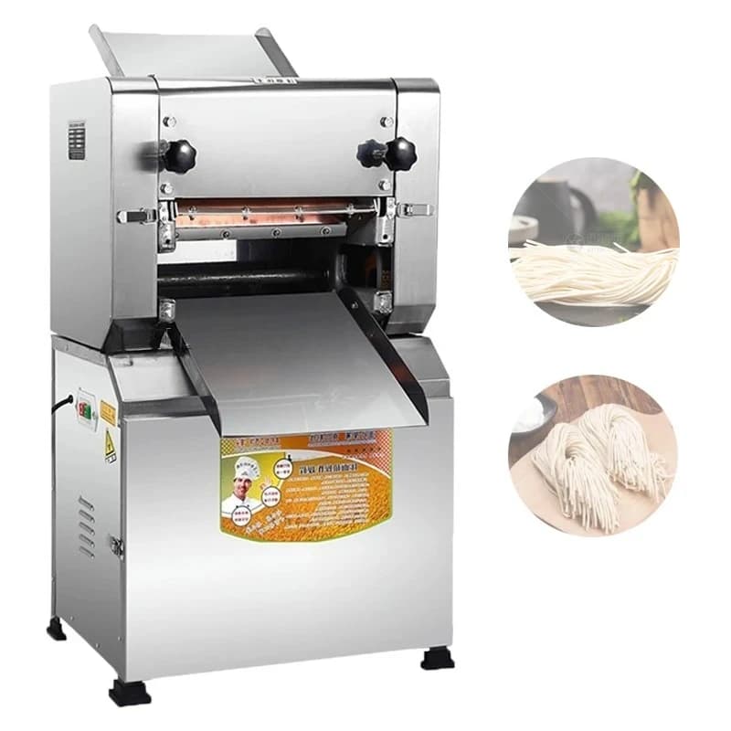 Stainless Steel Noodle Makers Dough Sheeter Commercial Electric Pasta Pressing Machine