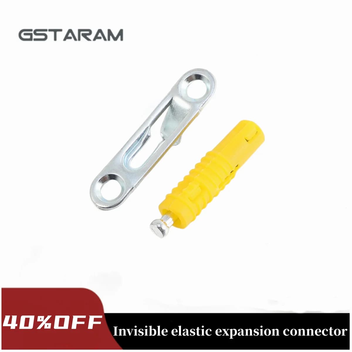 2023New Two in one connector invisible Connector Cabinet Wardrobe Non porous Furniture Combination Concealed Sliding Buckle