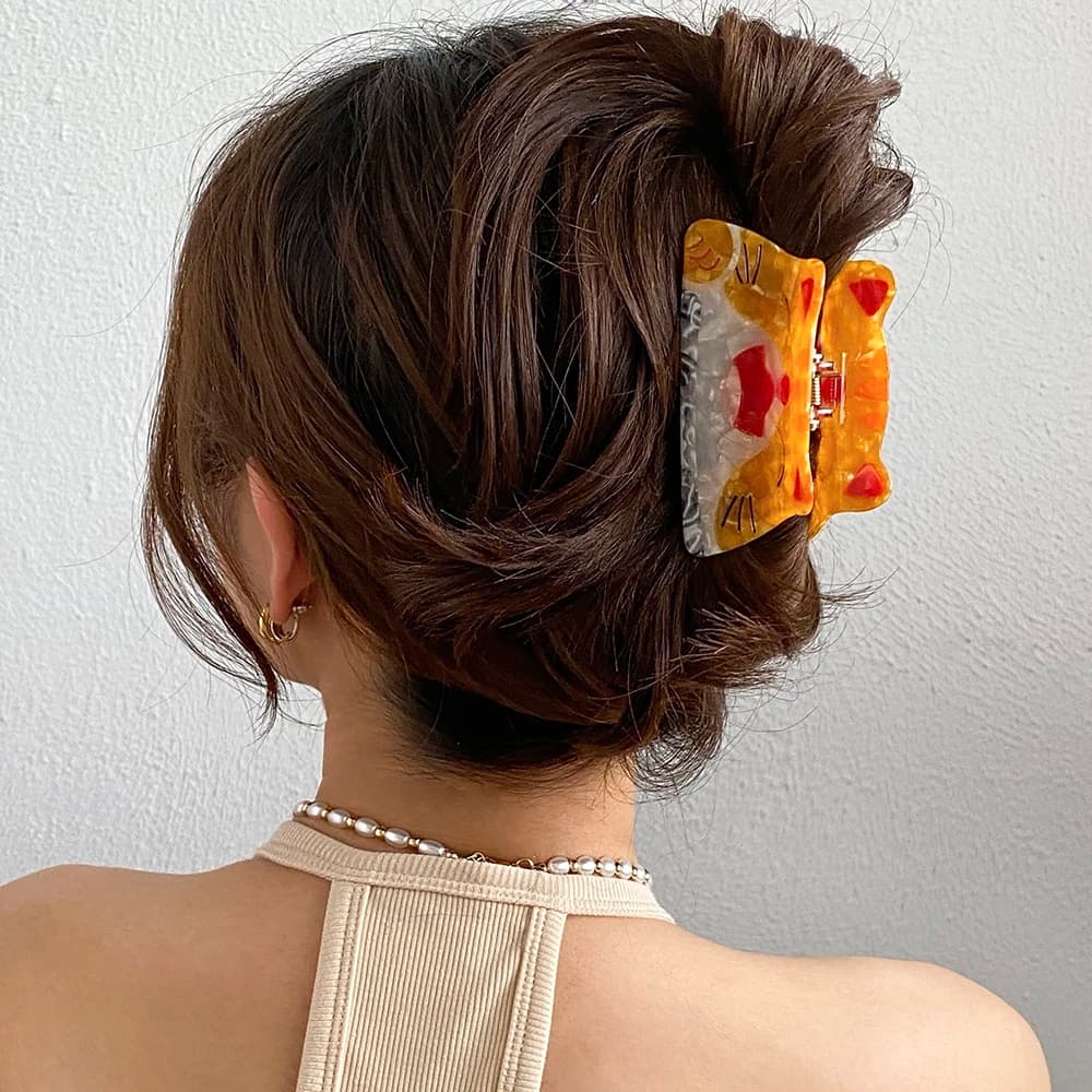 Cute Acetate Corgi Dog Owl Lucky Cat Hair Claw Clip For Women Girls Temperament Animal Barrettes Party Hair Accessories Tool