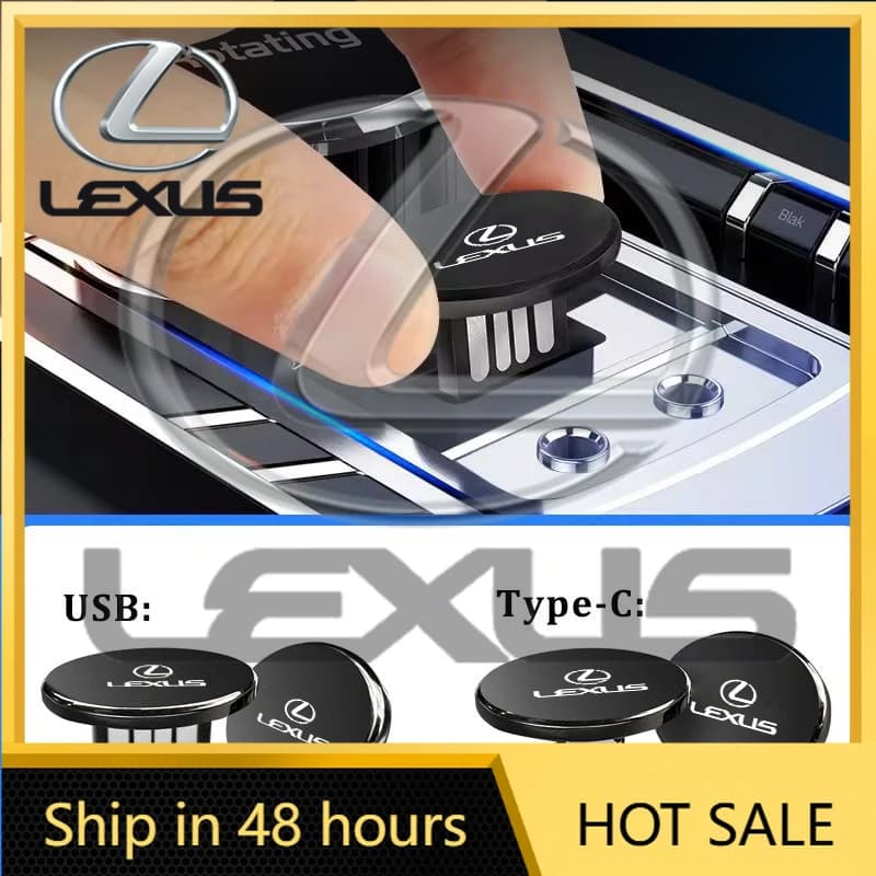2026 Nuovi Adesivi per Interni Auto, Accessori USB Type-C, Mini Chiavetta USB, Dispositivo Musicale per Lexus CT ES GS NX IS250 CT2