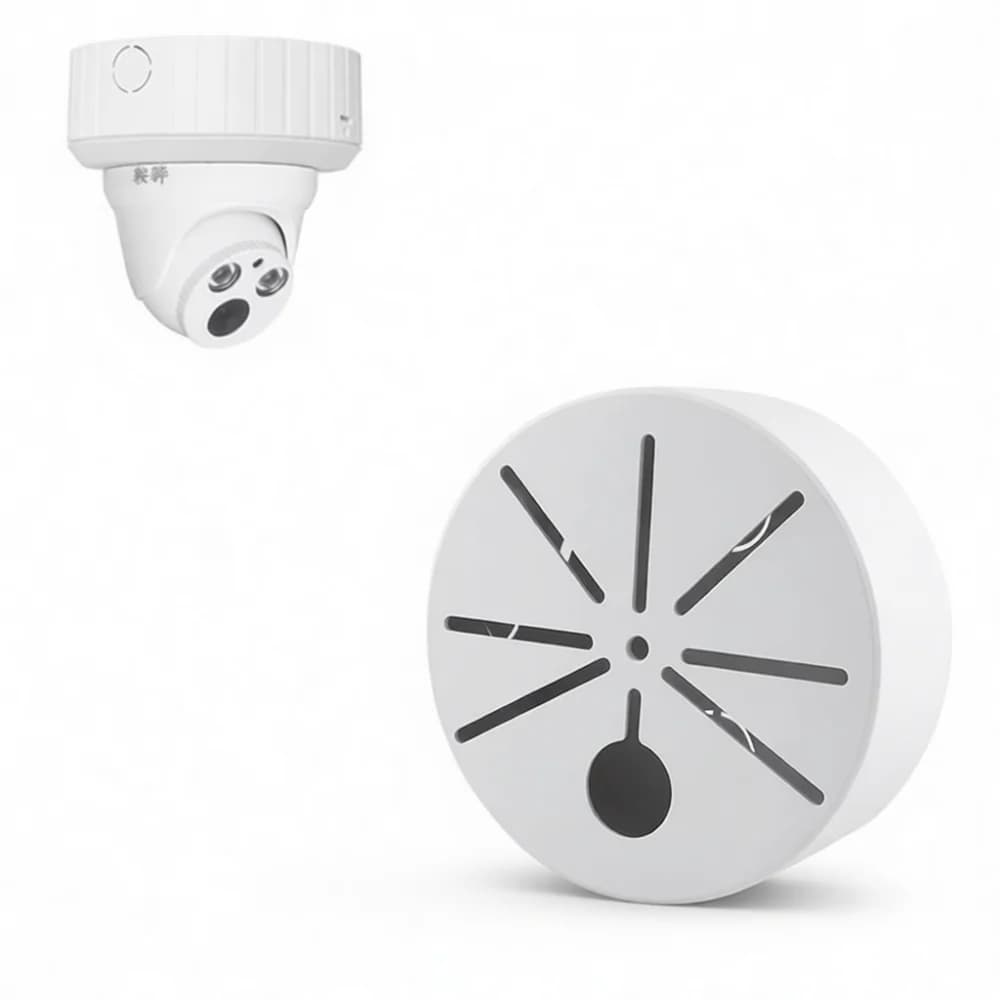 Universal Dome CCTV Camera Mounting Base Junction Box Security Bracket Adapter Indoor Outdoor Wall Ceiling Installation Mount
