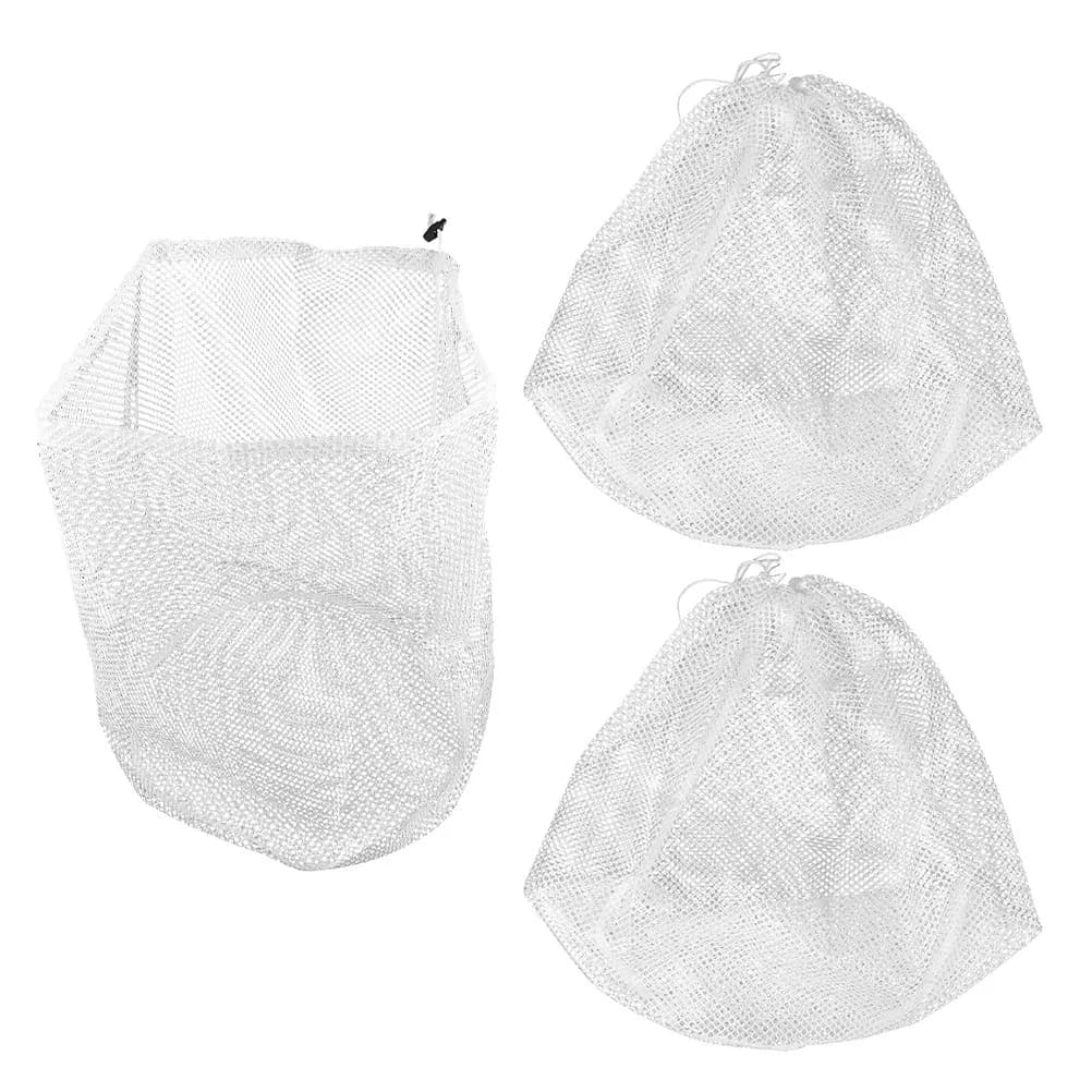 3Pcs Drawstring Laundry Bag Large Machine Washable Mesh Bag for Clothes Underwear Socks Storage Travel Dirty Clothes