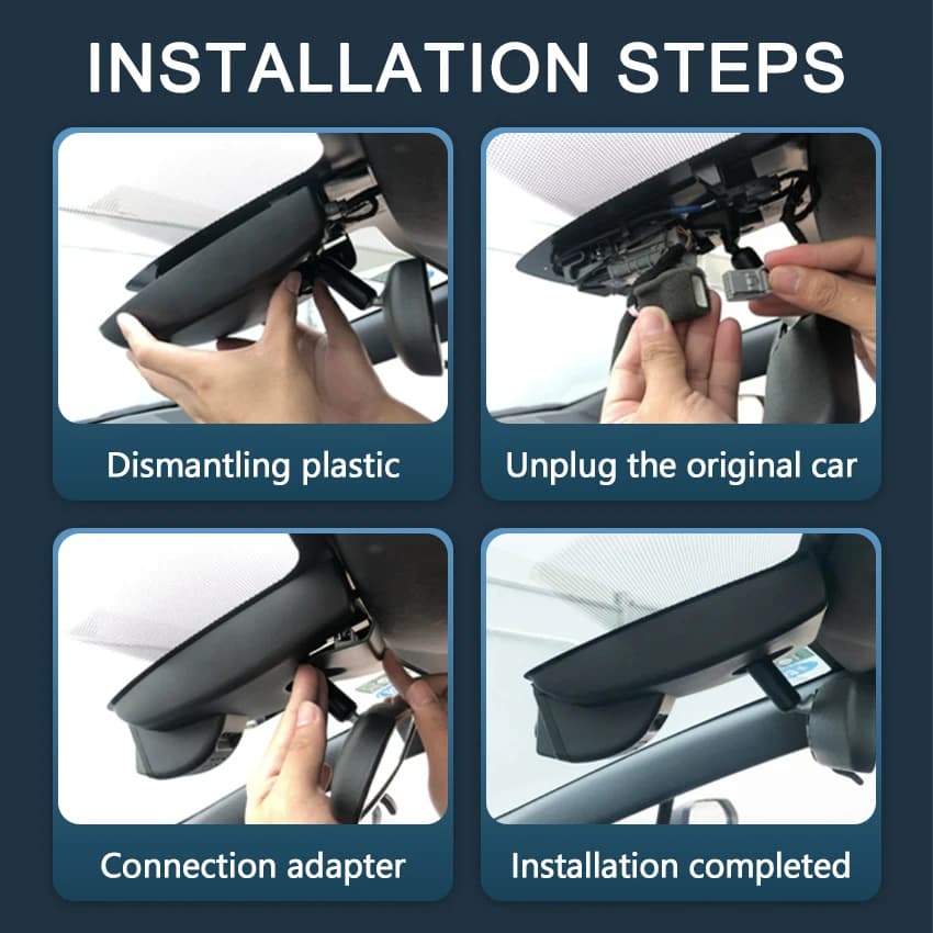 For Lexus NX 2022-2026 4K 2160P Dash Cam,Front and Rear Car DVR Camera Plug and Play Wifi Video Recorder App Control