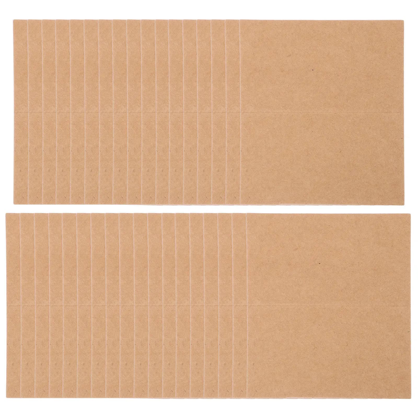 35 cartellini espositivi in carta kraft, porta numeri da tavolo retrò per etichette segnaposto per feste, biglietti di auguri aziendali, decorazioni da scrivania
