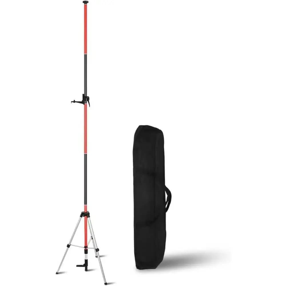 Asta Telescopica Regolabile con Treppiede per Livelle Laser e Laser a Linea Rotante