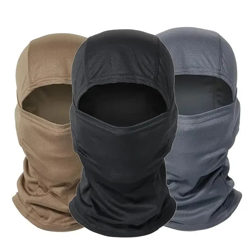 Sciarpa tattica antivento per equitazione, copertura completa, caccia all'aperto, escursionismo, sci, sciarpa ad asciugatura rapida, maschera per il viso, protezione solare