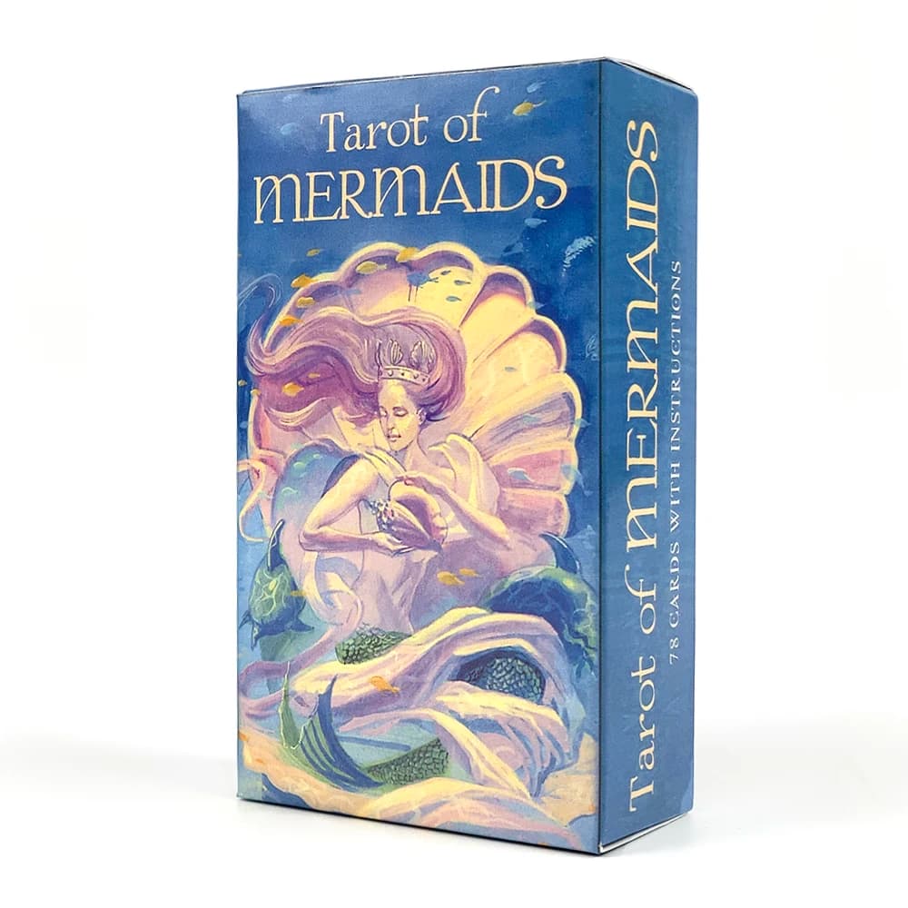 Tarocchi delle sirene Mazzo di tarocchi Gioco di carte per feste in famiglia Design classico per principianti e professionisti, ideale per la meditazione divinativa