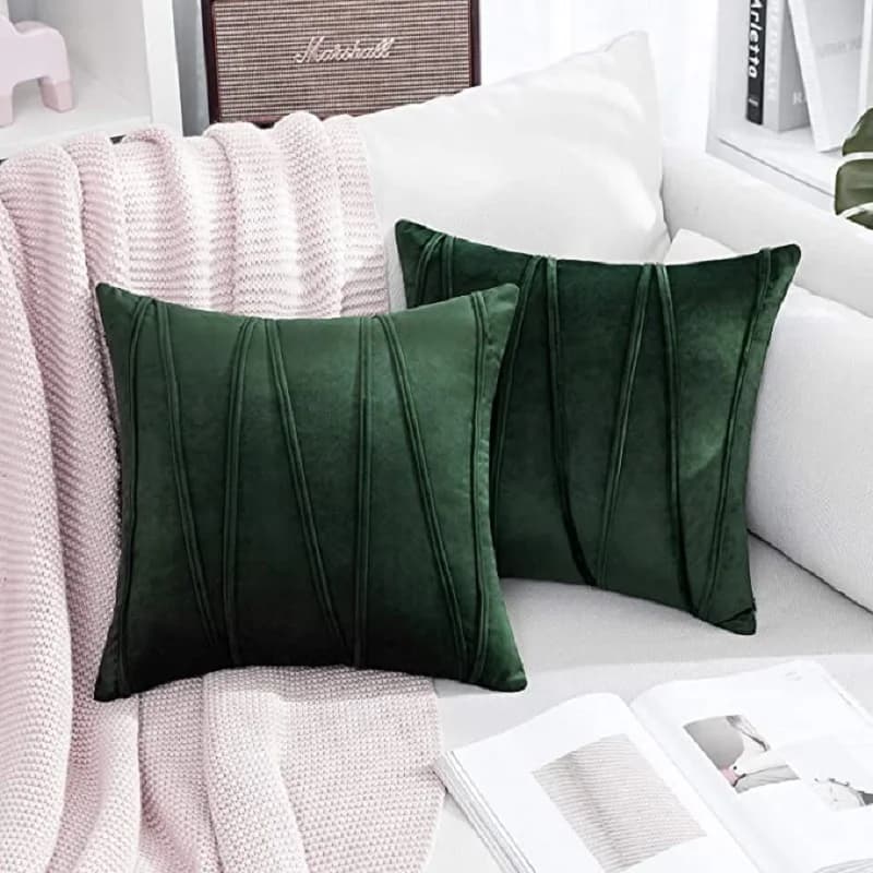 Inyahome pillow sheet Velvet cushions for living sofa Car Housse De Coussin 30x50cm 45*45 50x50cm decorative pillowcase