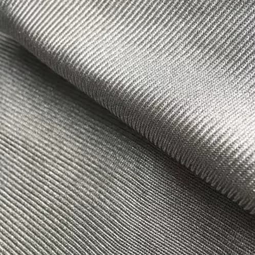 Genuine anti-radiation 100% silver fiber knitted fabric 5g communication Electromagnetic radiation shielding silver fiber cloth