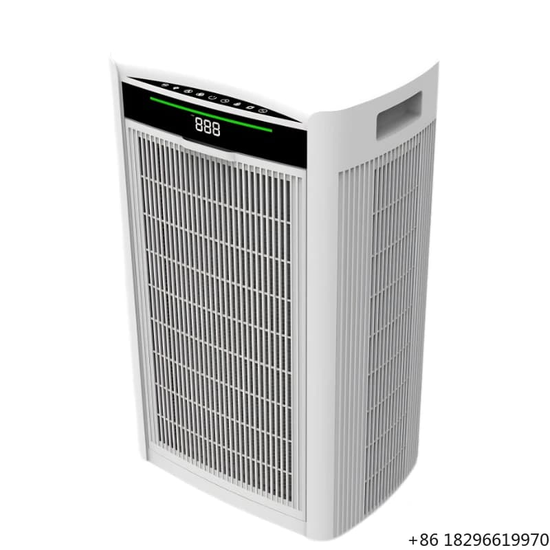 Purificatore d'Aria Intelligente Grande con Aromaterapia e Filtro HEPA, Elimina Odori e Peli di Animali Domestici, Spina USA