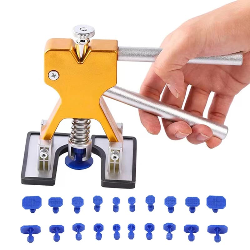 Kit estrattore in plastica per ammaccature senza vernice in lamiera per carrozzeria Auto strumenti di riparazione per la rimozione della fossa di grandine Hot Set di ventose di dimensioni Multiple