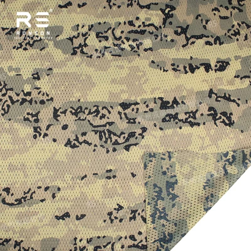 Austrian mimetic sweater Tarnanzug Arid 120 g/m2 Printed polyester mesh fabric for scarf tactical mask