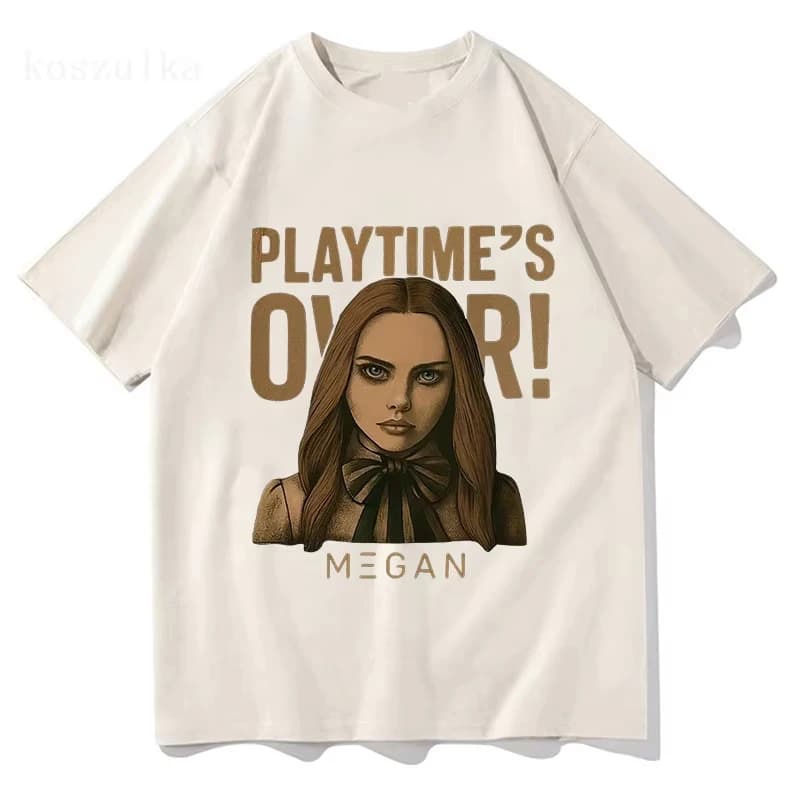 M3GAN 2.0 Pop Art T-shirt 2025 Film Sci-Fi Horror Magliette grafiche Manica corta in cotone T-shirt femminile Moda Film Stampa Tees