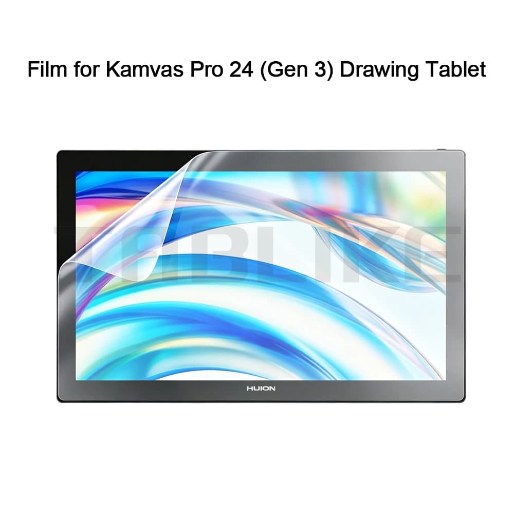 Pellicola Protettiva Simil-Carta SOLO Compatibile con Tablet Grafico Huion Kamvas Pro 24 (Gen 3) Pellicola Opaca/HD