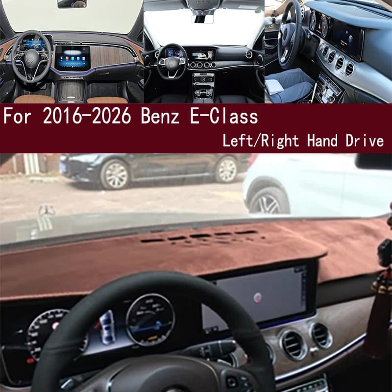 For Mercedes-Benz Class E W213 W214 E260 300 (2016-2026) – Dashboard, Solar Protection for Instrument Panel, Ornaments