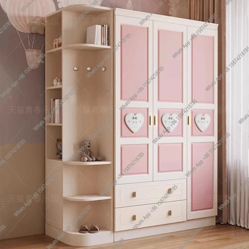 A69 Shelves Display Wardrobe Organizer Storage Bedroom Clothes Closet Partitions Wooden Fabric Drawers Muebles Furniture For Roo