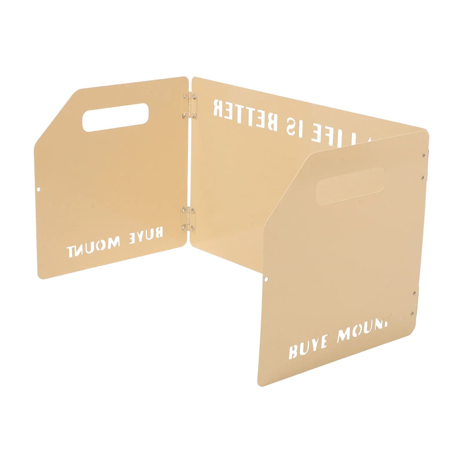 Light Windscreen Foldable for Stove, Protection Anti-wind Portable for Camping, Open Kitchen and Barbecue