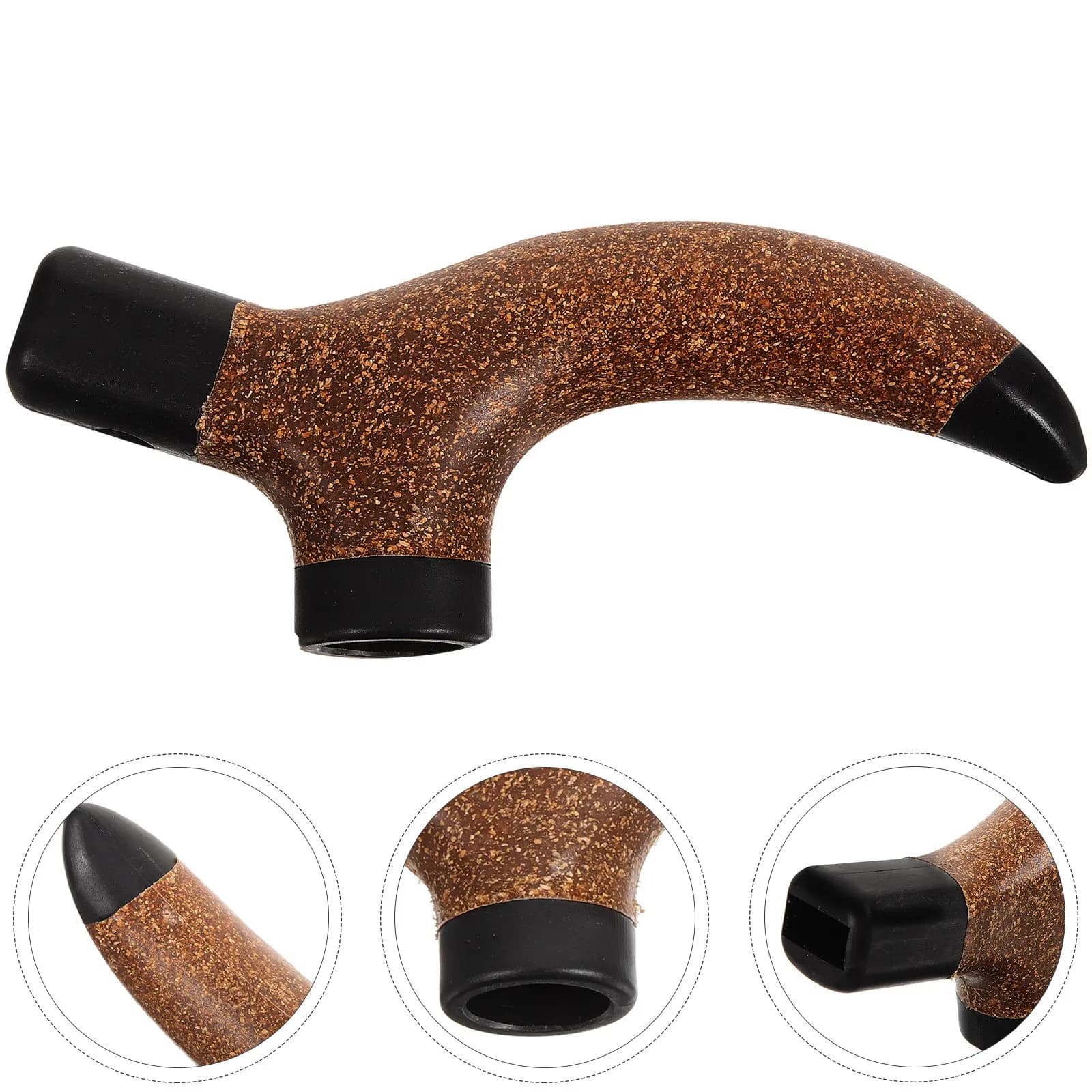 Wood Trekking Pole Handle Grip Replacement Universal Outdoor Pole Handle for Hiking Ski Walking Stick Improved Balance