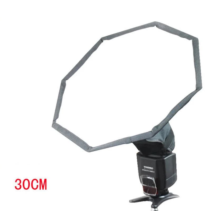 20*30 cm 15*17 cm 30 cm 20 cm Photography Softbox Flash Camera Diffuser Soft box Reflector Flash Kit for Canon