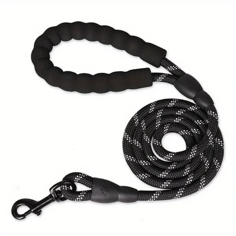Guinzaglio per cani resistente da 150 cm Guinzaglio riflettente Guinzaglio per cani di piccola taglia grande Golden Retriever Imbracatura per cani con punzonatura a prova di esplosione