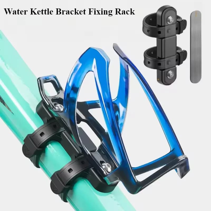 Bicycle Water Kettle Mount Multifunction Bike Bottle Holder Adaptor Non-slip Strap Cycling Bottle Cage Mounting Bike Accessories