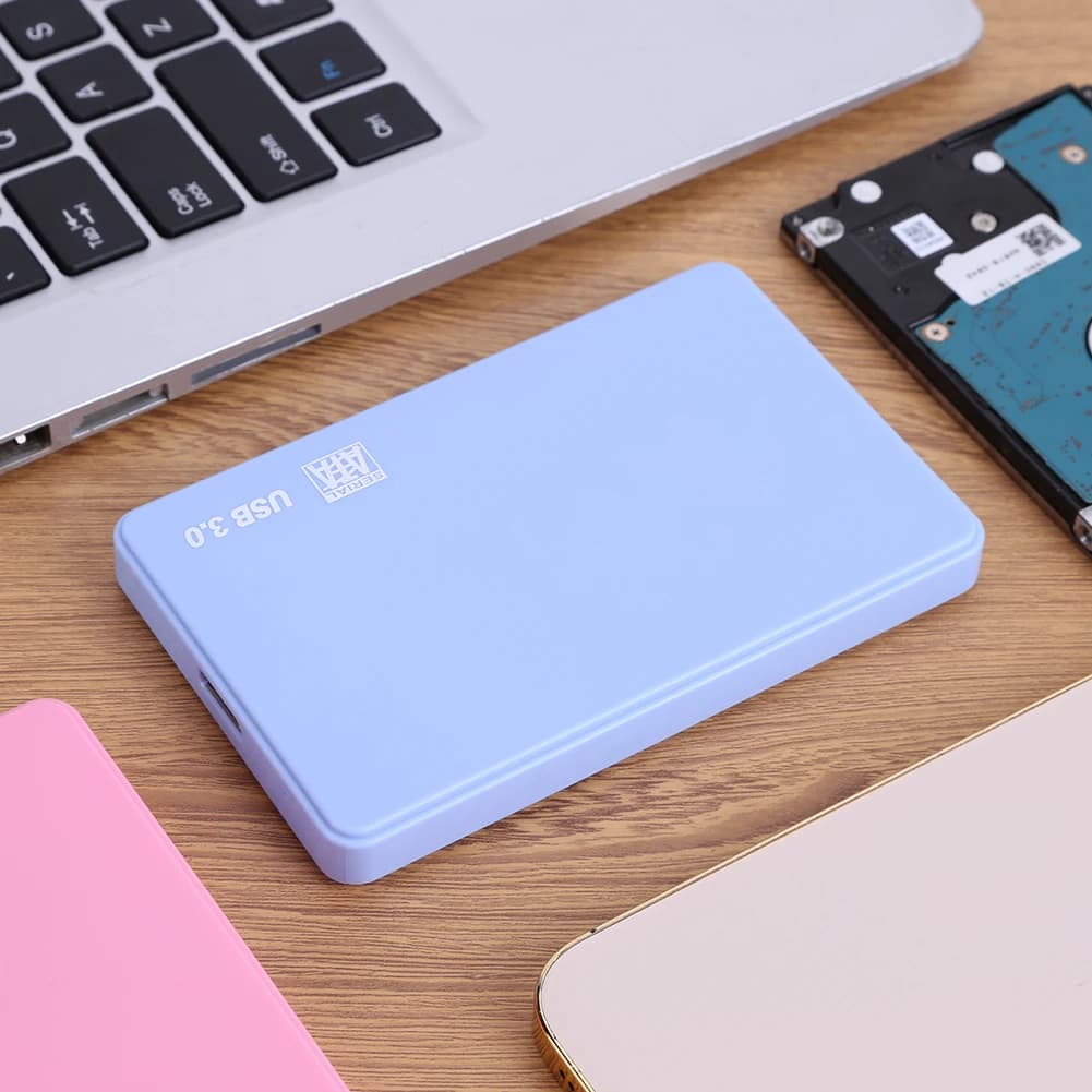 Box esterno per disco rigido da SATA a USB 3.0 compatibile con XP/Win7/Win8/Win10, custodie per dischi rigidi mobili da 2,5 pollici per archiviazione esterna SSD