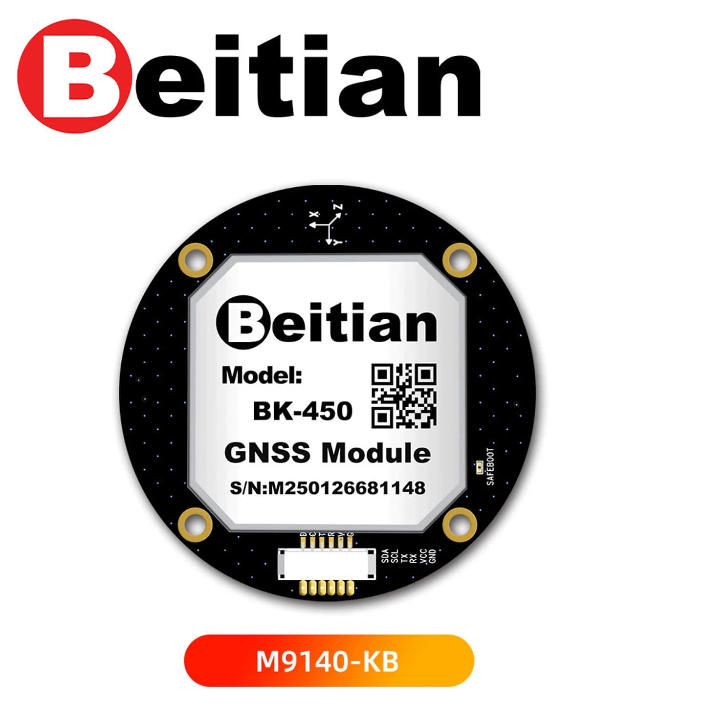 Modulo GPS Beitian BK-450 BK450 M9 M10 con bussola QMC5883 e antenna, ricevitore GNSS a bassissimo consumo per droni FPV