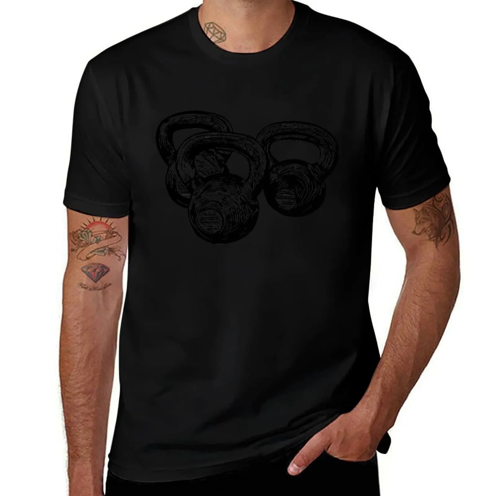 Kettlebells T-Shirt Plus Size Comfort Fit Tee