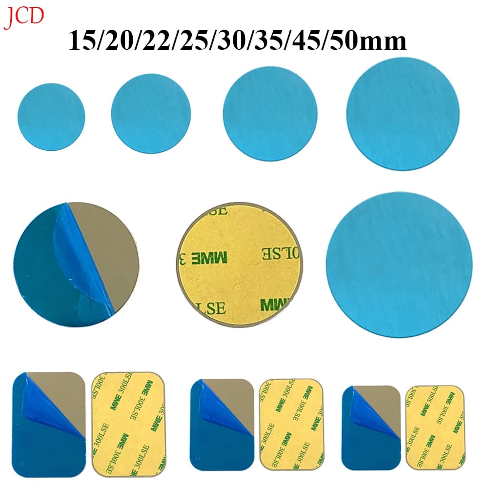 10 pezzi piastra metallica disco lamiera di ferro per supporto magnetico per telefono cellulare per supporto magnetico per telefono per auto Holde 20/25/30/35/40/45/50mm