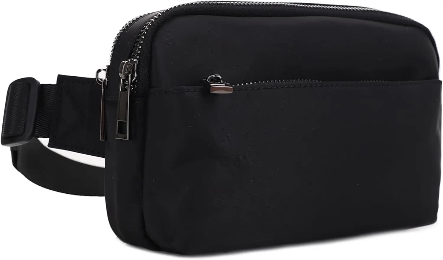 Adjustable bag with Multiple pockets and Hidden compartment, Fashion Shoulder Bag in Black