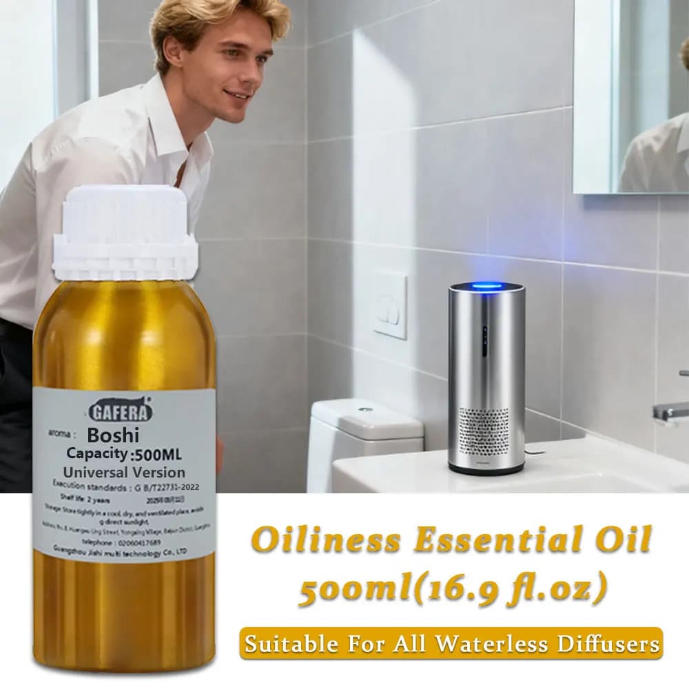 GAFERA 500ml (16.9 fl.oz) Oli Essenziali Kempinski/Boshi - Per Tutti i Diffusori Senza Acqua, Olio di Ricarica per Diffusore di Aromi e Aromaterapia
