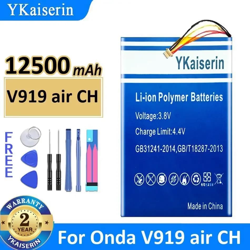 Reliable Power For Onda V919 Air CH High-Efficiency Laptop Battery 12500mAh
