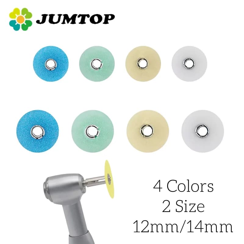 JUMTOP 80 Pz/Box Dentale Polishing Discs Reduction Lordo Contouring Spindle Strips Set RA Gambo Teeth Denti Dental Instruments