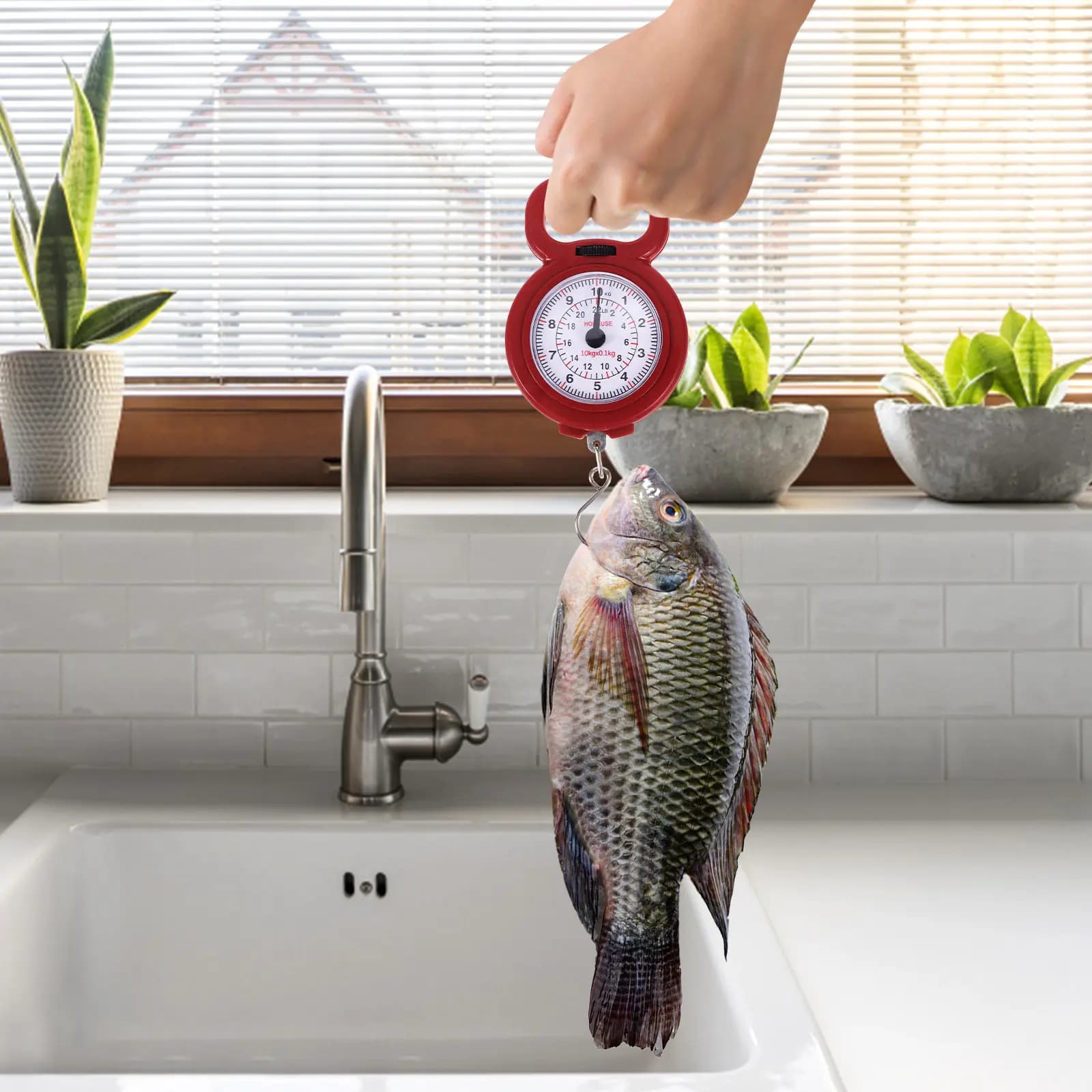Small Portable Hanging Hook Scale High Accuracy Digital Weight Scale for Kitchen Fishing Travel Luggage Measuring