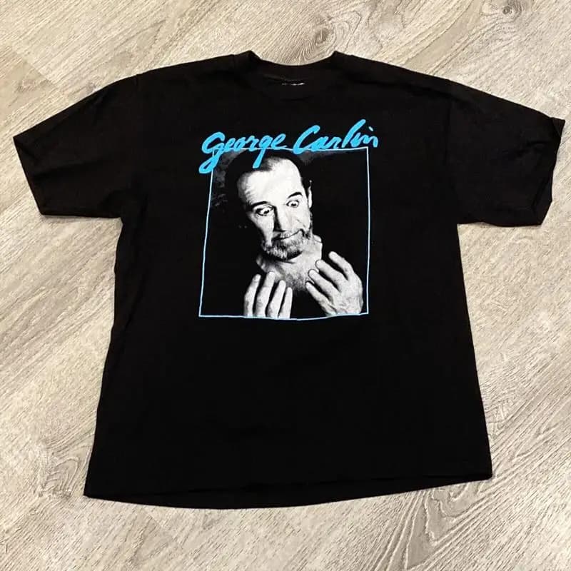 90s George Carlin Stand Up Comedy Tour T Shirt S 5XL