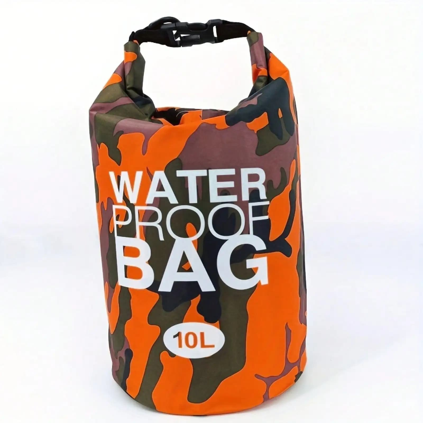 Borsa Impermeabile Mimetica con Chiusura Roll-Top, Zaino Galleggiante per Nuoto e Spiaggia, Borsa Portaoggetti Multimisura
