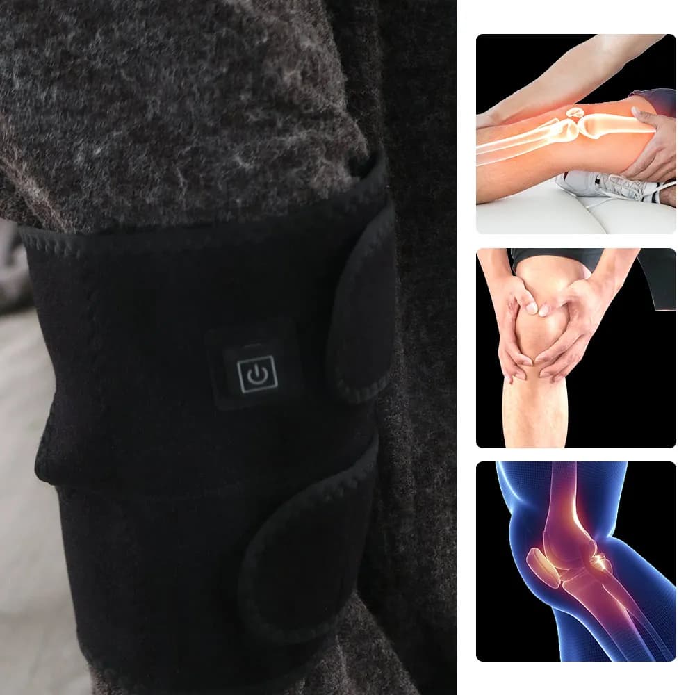 Supporto per Ginocchio Riscaldante a Infrarossi per Artrite, Ausilio per il Recupero, Dispositivo Sanitario, Ginocchiera Riscaldante per Alleviare il Dolore al Ginocchio