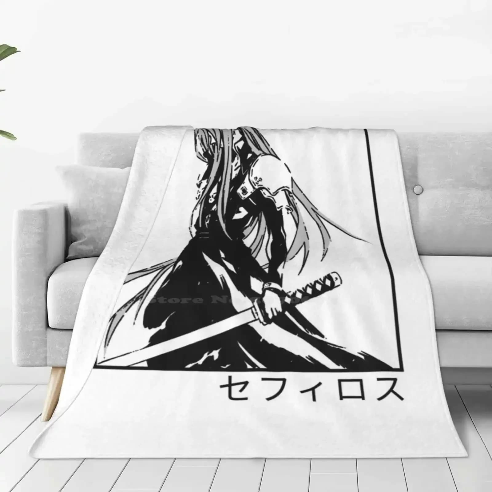 Sephiroth Ffvii nuova vendita stampa personalizzata flanella morbida coperta Sephiroth Ff7 Final Fantasy Vii Final Fantasy 7 Ffvii Cloud