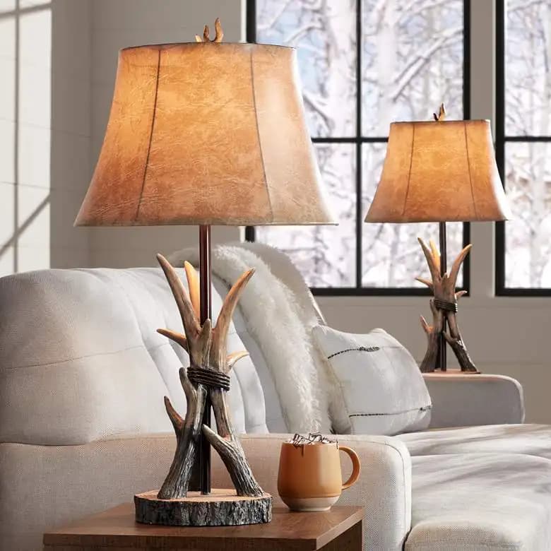Retro desk lamp living room bedroom desktop bedside decoration design