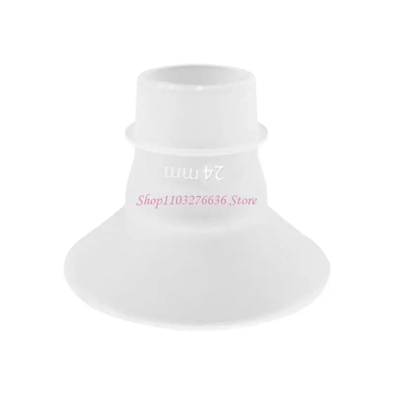 R6FD Adattatore per tiralatte in silicone portatile Non scivolare Imbuto strutturato Convertitore gratuito per bisfenolo per e