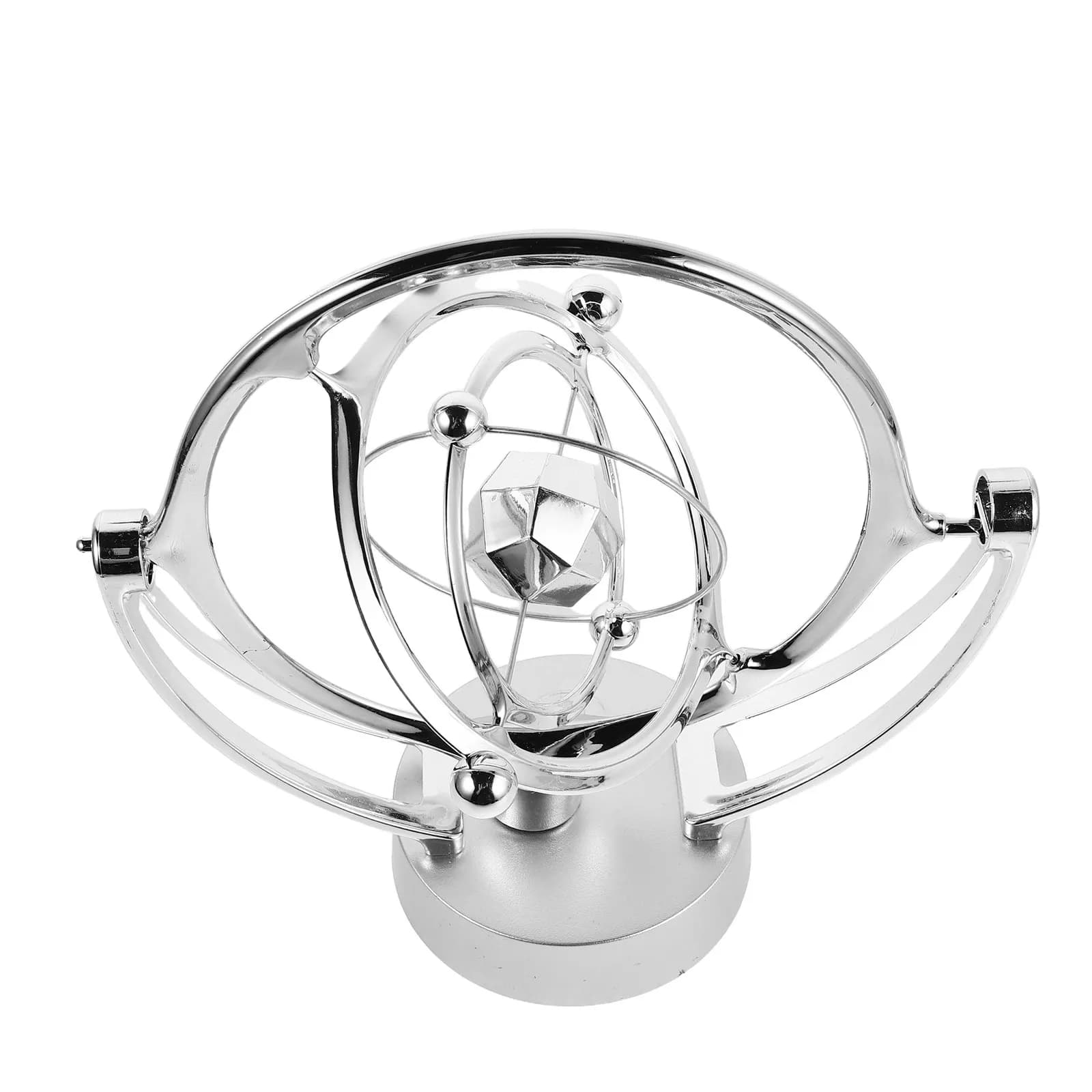 Macchina Cinetica da Tavolo a Movimento Perpetuo, Scultura Elettronica dell'Universo con Pendolo Oscillante, Decorazione da Scrivania