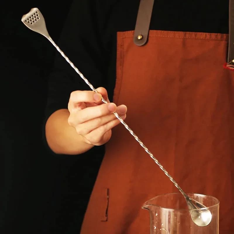 30/40cm in acciaio inox manico a spirale cucchiaio da Cocktail barista cucchiaio di miscelazione Drink Shaker agitatore Bar Barware accessori da cucina