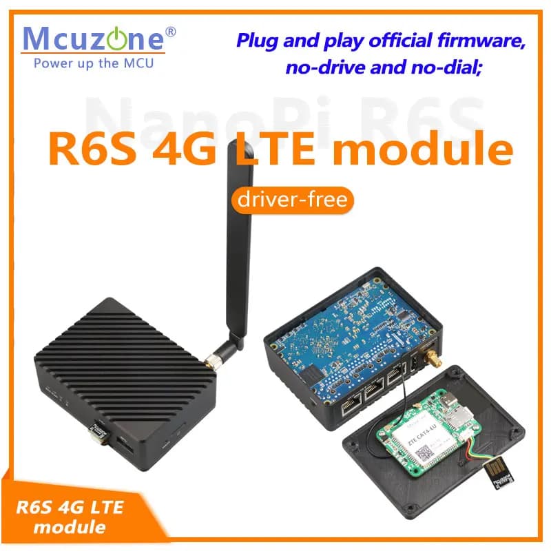 Module 4G LTE for NanoPi R6S R5S without CAT4, NL668-EU ZTE CAT4-EU debian Ubuntu friendlywrt qualcomm 4G