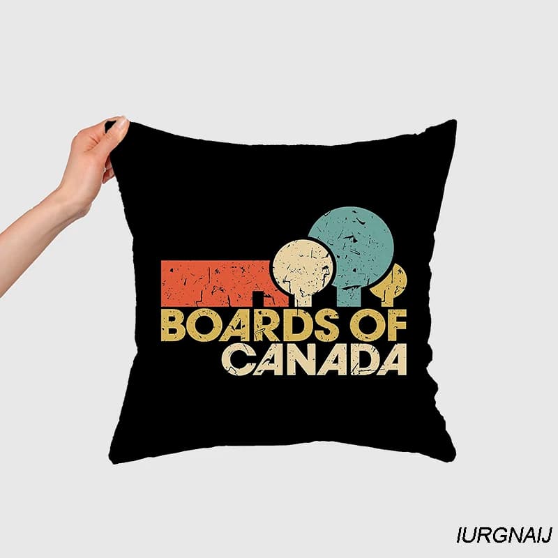 Boards of Canada Pillowcase Gift Sofa Car Super soft Cushions Square Pillowcase Chair Pillow Cove 340