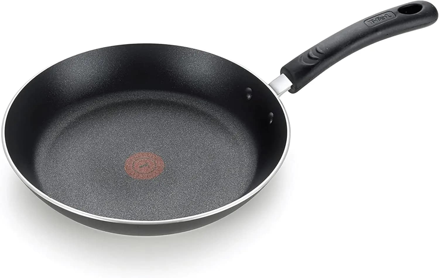 12.5 inch non-stick pan, safe for induction and oven up to 400°F, suitable for dishwasher, black