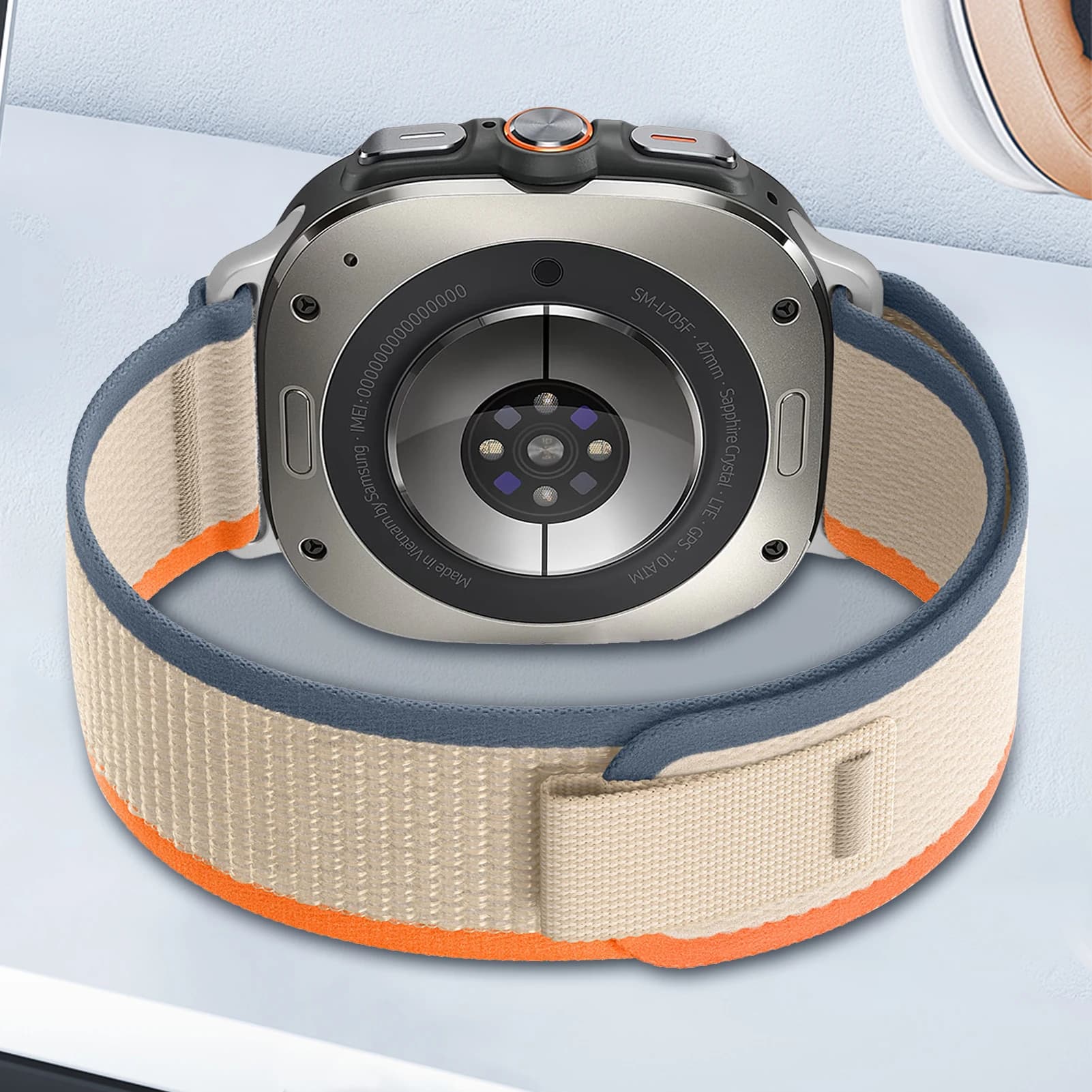 Trail Loop per Samsung Galaxy Watch 7 Ultra 47mm cinturino elastico in Nylon bracciale correa Galaxy watch ultra 47mm accessori per cinturini